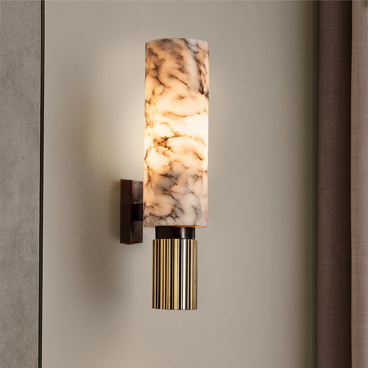 Simple Copper Accent Wall Light - Fesara