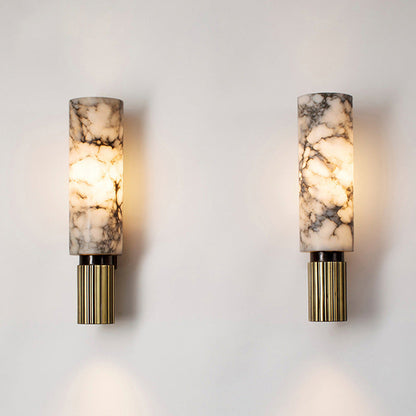 Copper stone wall lamp 6