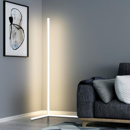 Compact Slim Floor Lamp – Energy Efficient Soft Glow