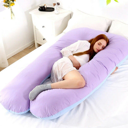 Contoured Body Pillow for Pregnant Women Side Sleepers - Fesara