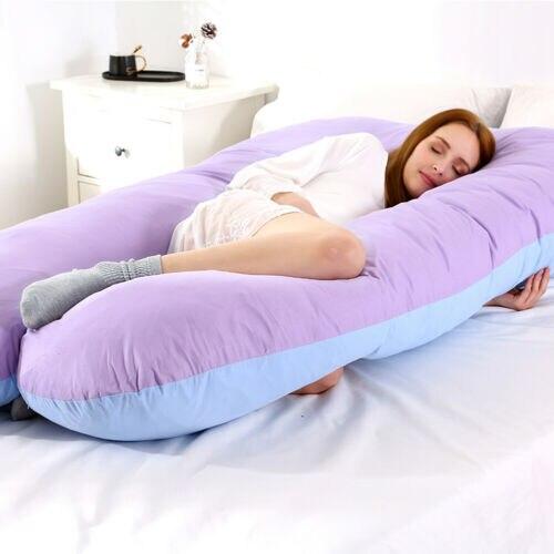 CottonCloud | Ergonomic Organic Cotton Pregnancy Pillow for Neck Pain Relief 3