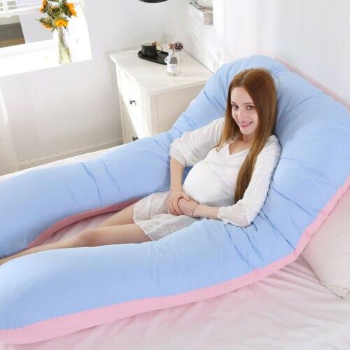 CottonCloud | Ergonomic Organic Cotton Pregnancy Pillow for Neck Pain Relief 4