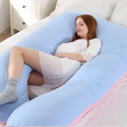 CottonCloud | Ergonomic Organic Cotton Pregnancy Pillow for Neck Pain Relief 6