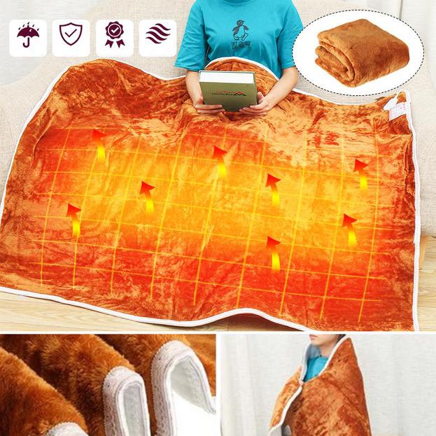 Cozy Electric Throw Blanket with Adjustable Heat Setting
