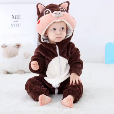Soft Baby Flannel Onesie for Boys and Girls