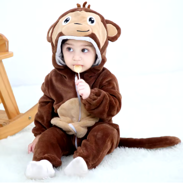 Soft Baby Flannel Onesie for Boys and Girls