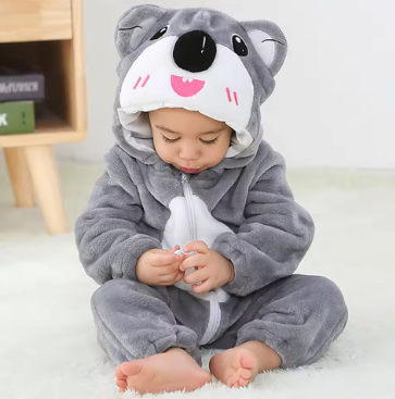 Soft Baby Flannel Onesie for Boys and Girls