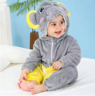 Soft Baby Flannel Onesie for Boys and Girls