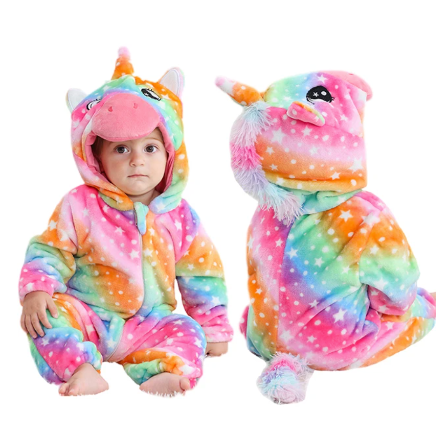 Soft Baby Flannel Onesie for Boys and Girls