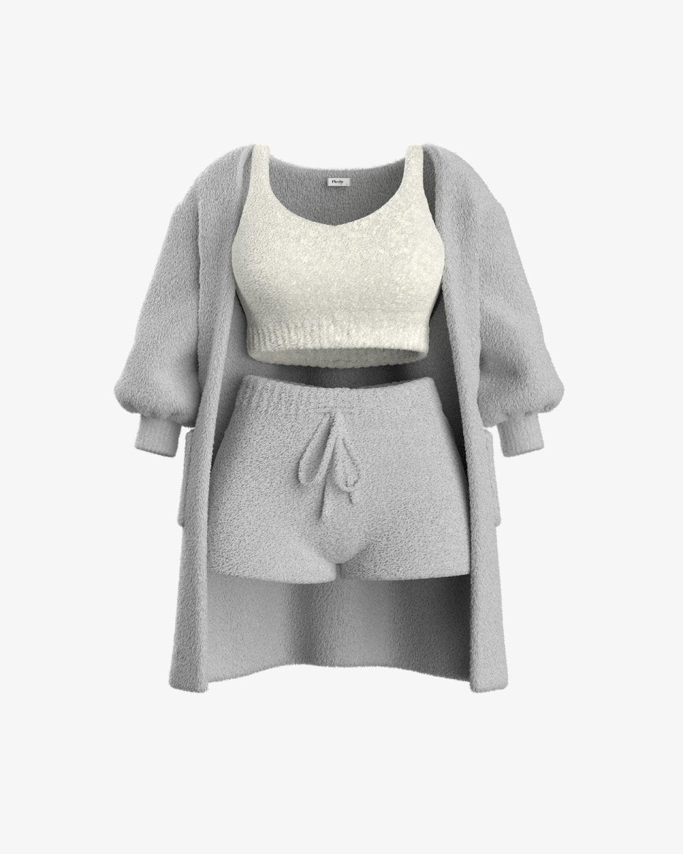 Soft Women's Knit Pajama Set for Comfortable Sleepwear - Fesara