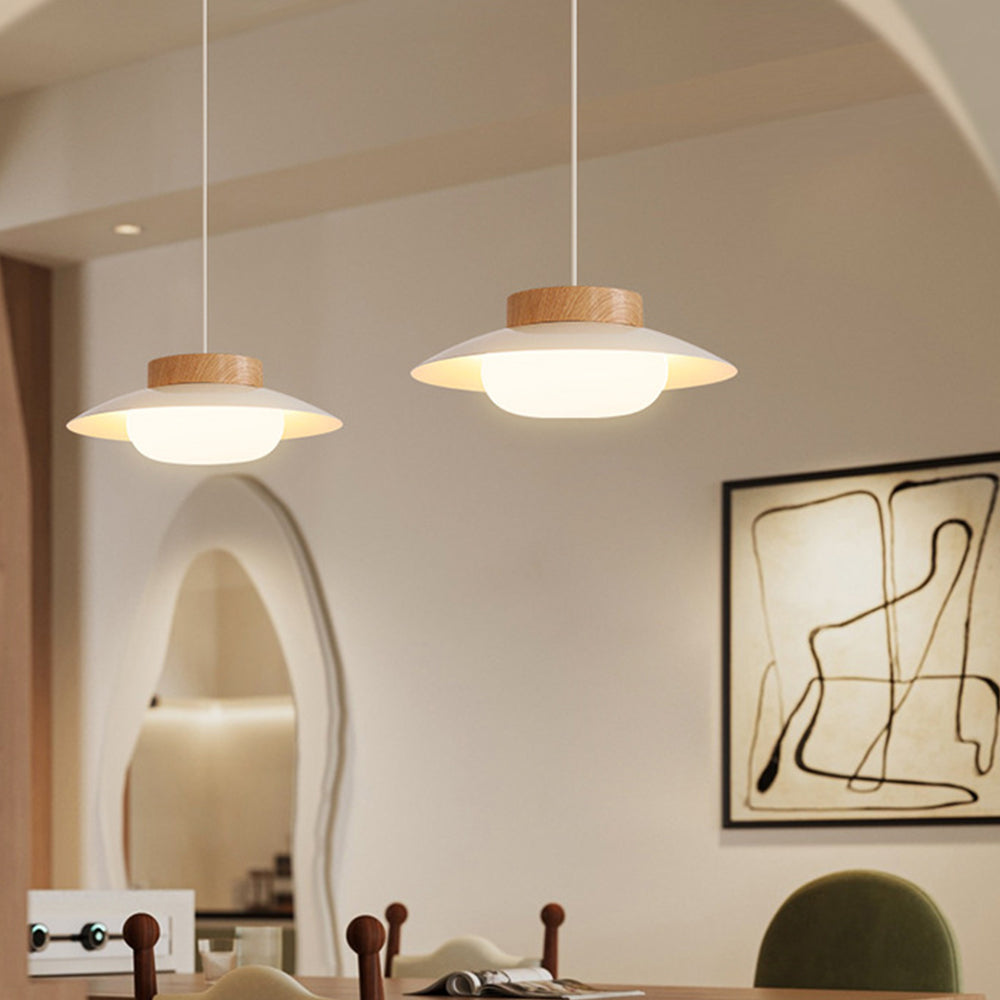 Unique Asian Inspired Rice Bowl Pendant Lamp