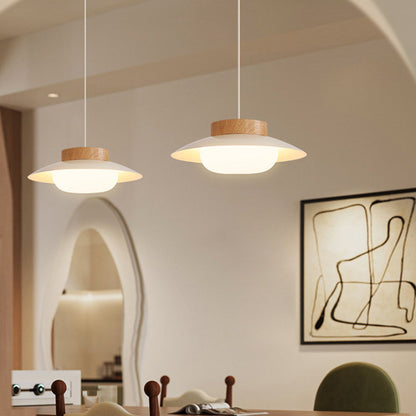 Unique Asian Inspired Rice Bowl Pendant Lamp