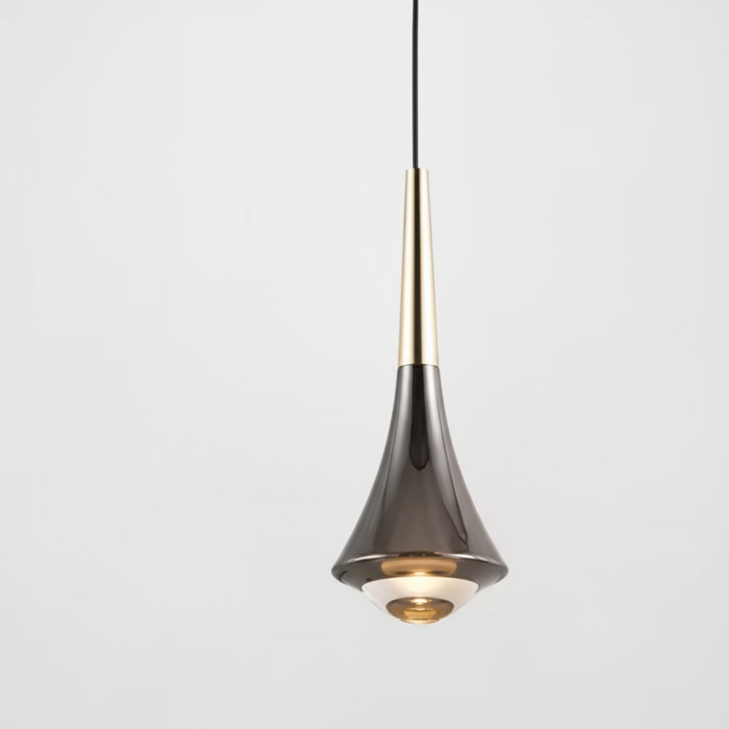Stylish Crystal Drop LED Hanging Light Fixture - Fesara