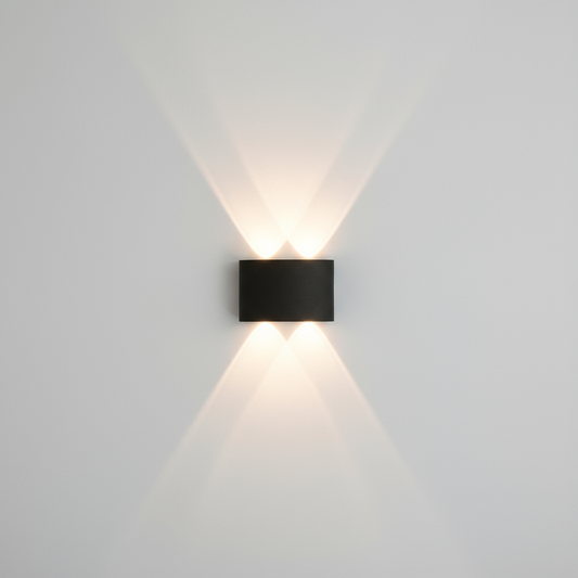 Contemporary Slim LED Double Wall Light - Fesara
