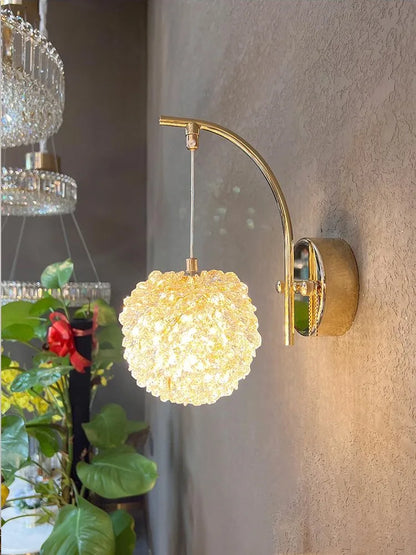 Elegant Crystal Wall Light Fixture