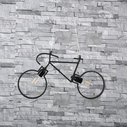 Modern Bike Style LED Pendant Lamp