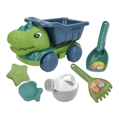 Dino Beach Play Set for Kids Sand Fun Outdoor Toy - Fesara