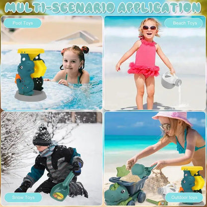 Dino Beach Play Set for Kids Sand Fun Outdoor Toy