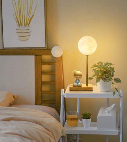 Unique Moon Shaped LED Table Lamp