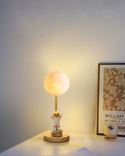 Unique Moon Shaped LED Table Lamp