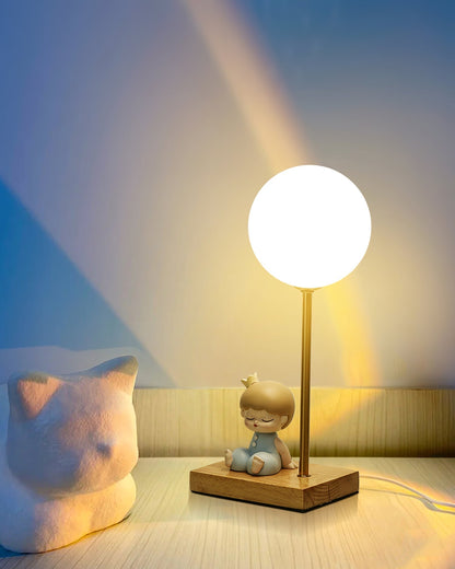 Unique Moon Shaped LED Table Lamp