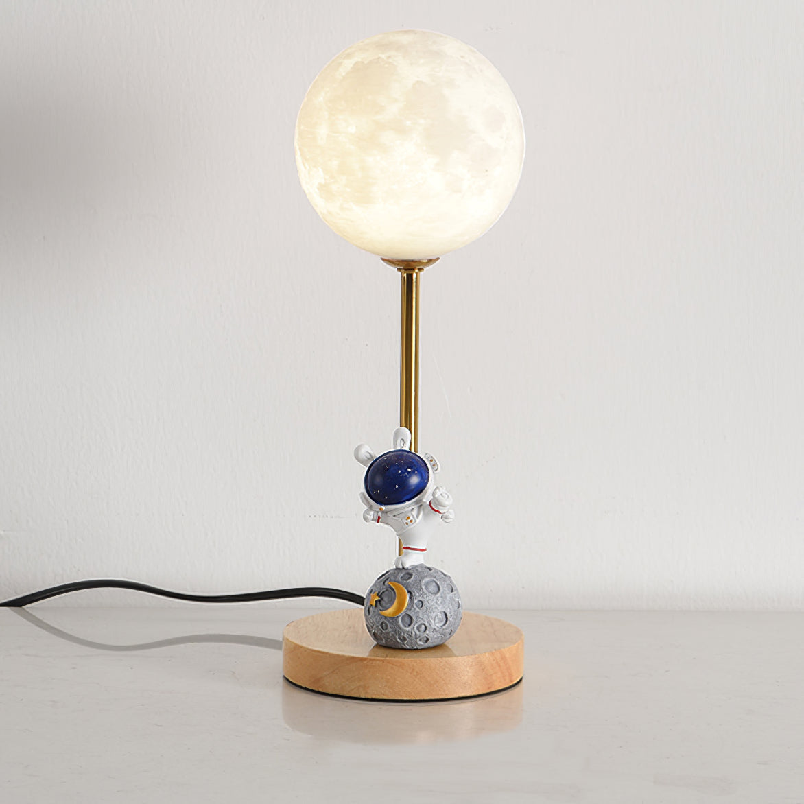 Unique Moon Shaped LED Table Lamp