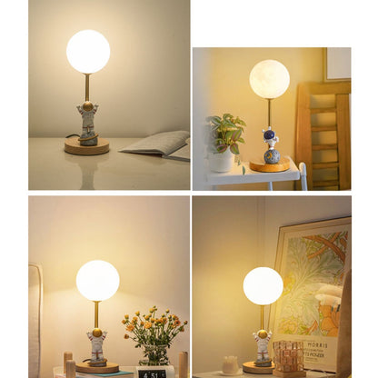 Unique Moon Shaped LED Table Lamp
