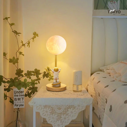Unique Moon Shaped LED Table Lamp