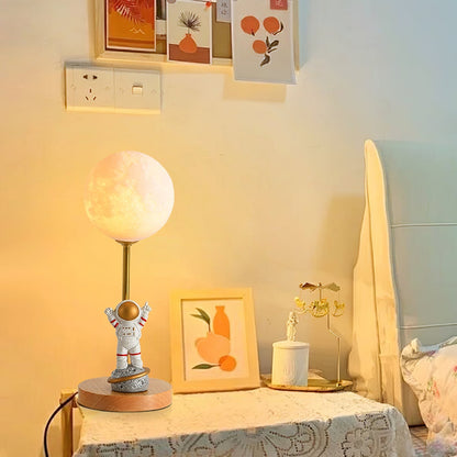 Unique Moon Shaped LED Table Lamp