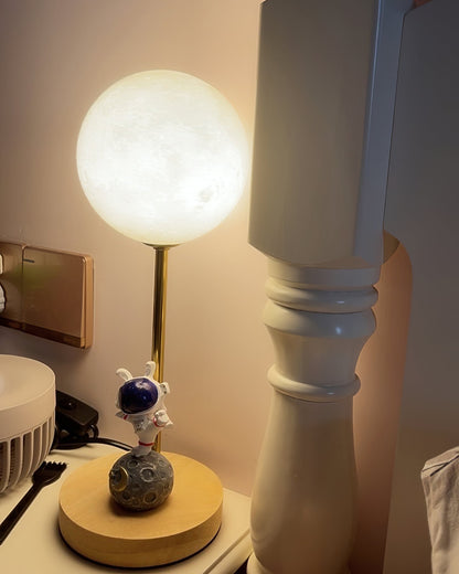 Unique Moon Shaped LED Table Lamp