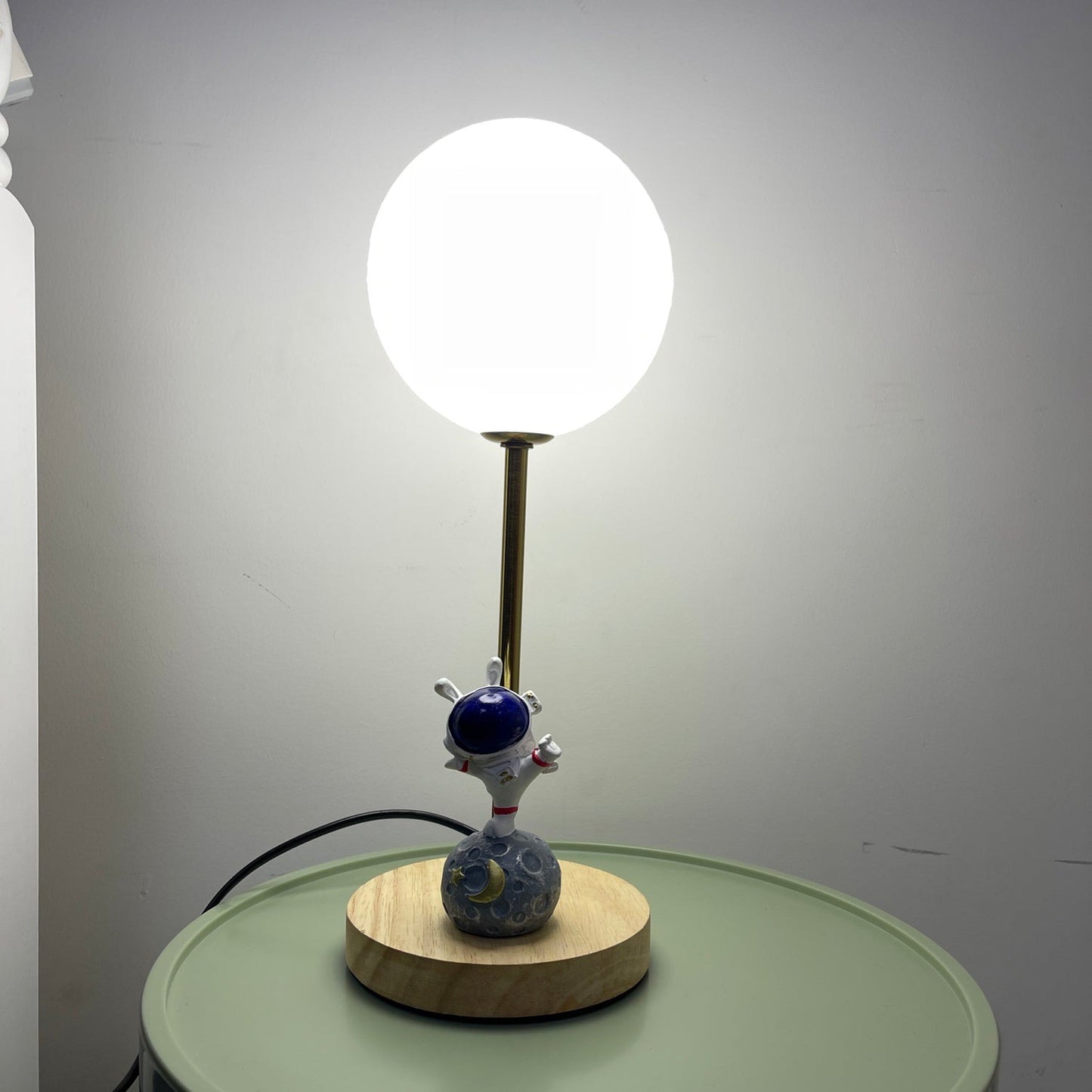 Unique Moon Shaped LED Table Lamp