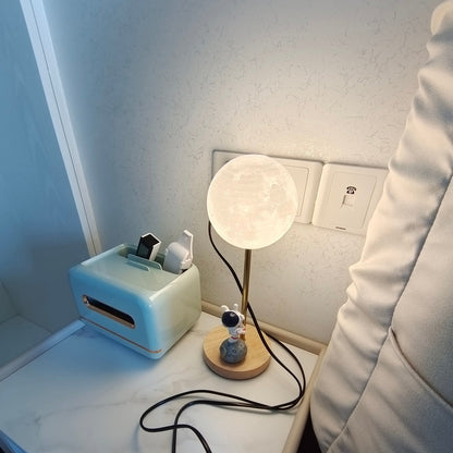 Unique Moon Shaped LED Table Lamp