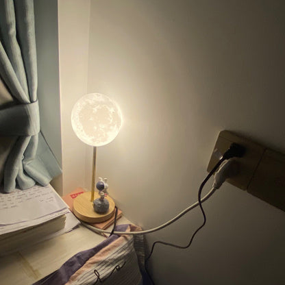 Unique Moon Shaped LED Table Lamp