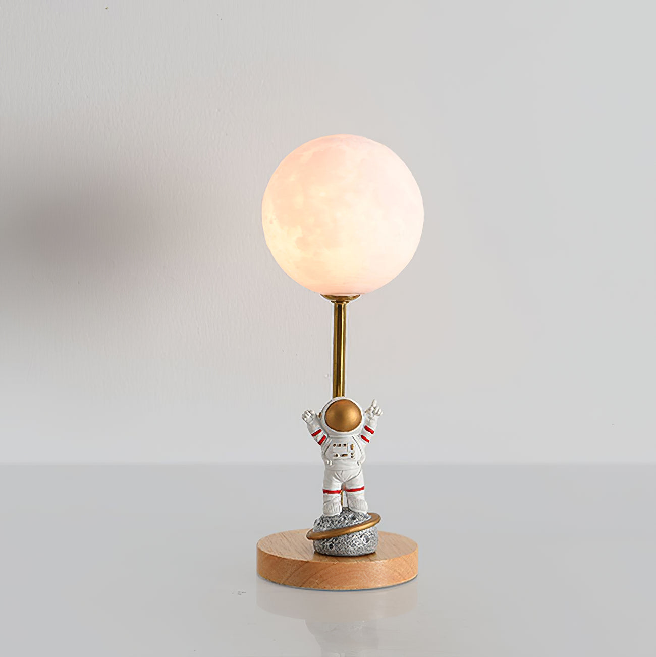 Unique Moon Shaped LED Table Lamp