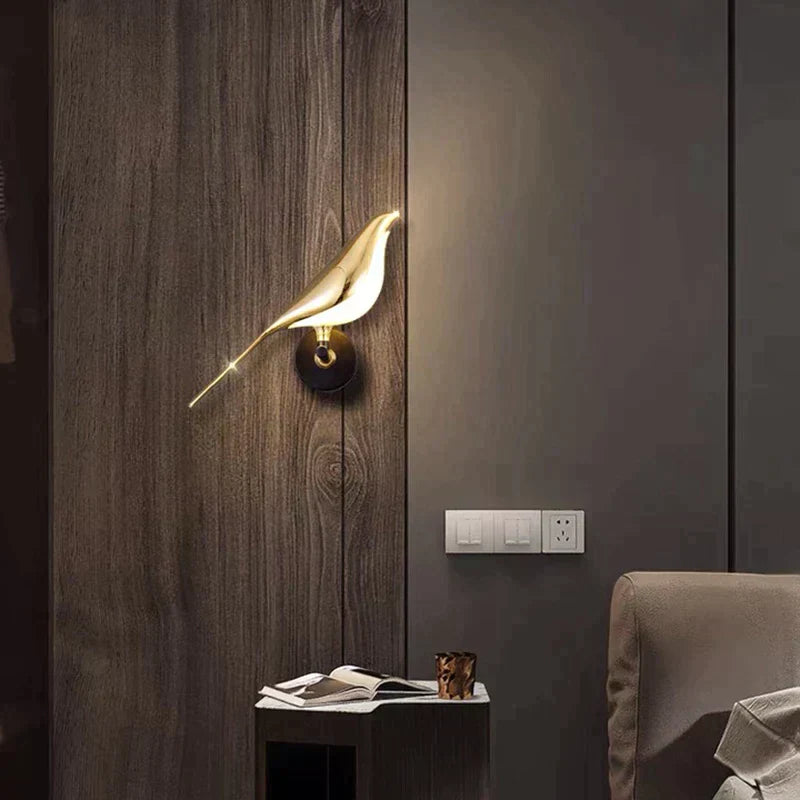 Modern Bird Shaped LED Wall Light