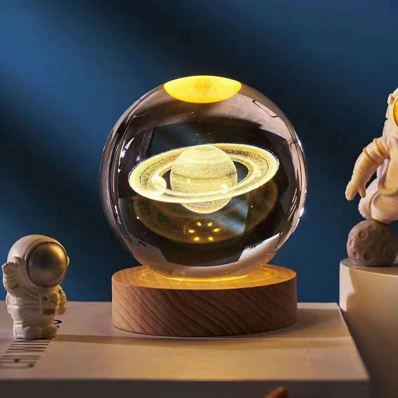 Colorful 3D LED Night Light with Cosmic Effect