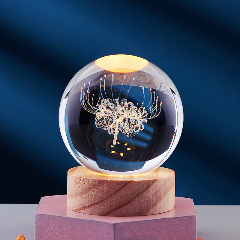 Colorful 3D LED Night Light with Cosmic Effect
