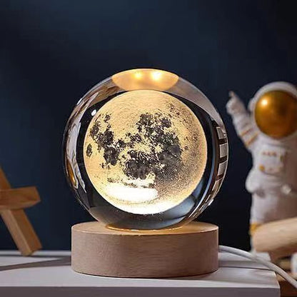 Colorful 3D LED Night Light with Cosmic Effect