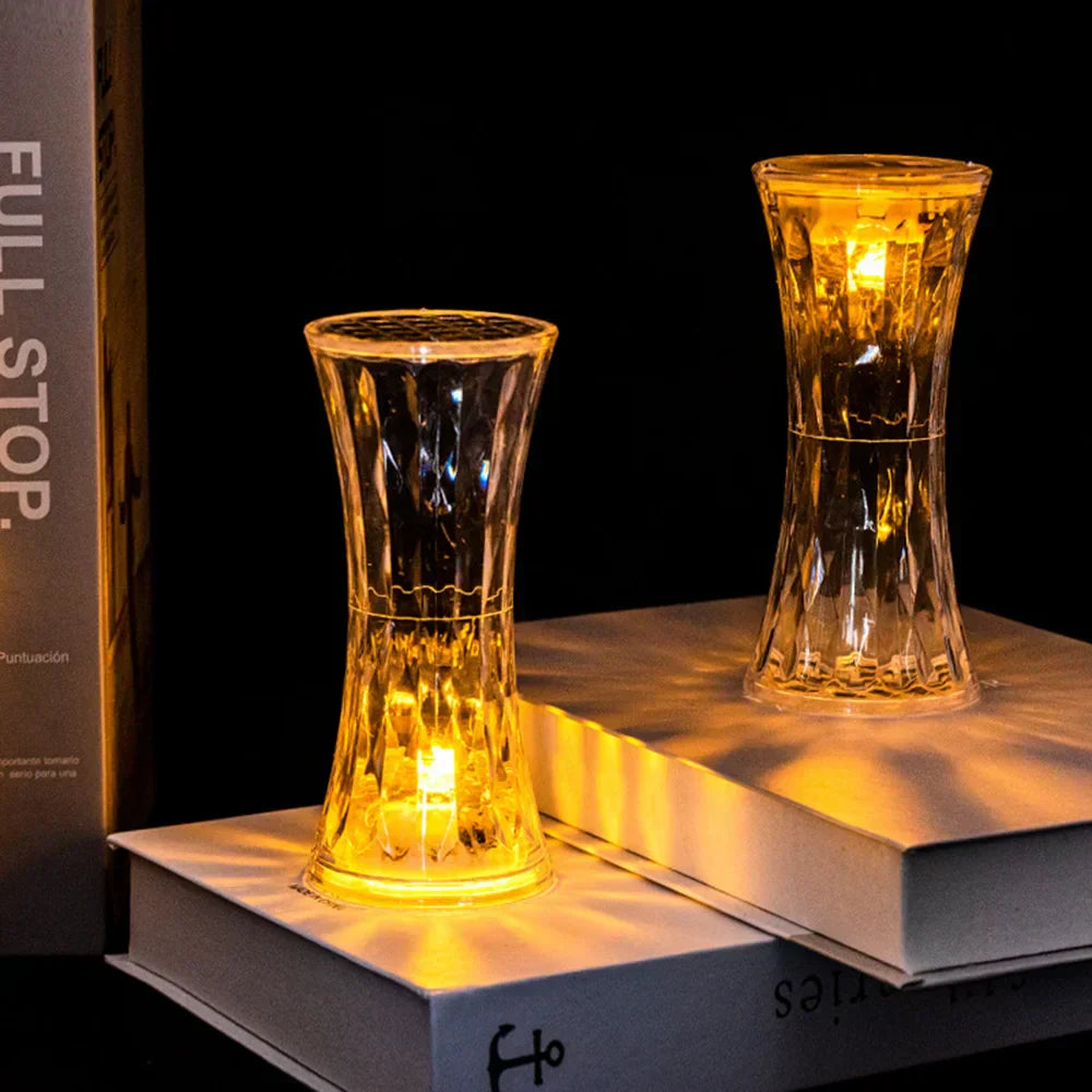 Elegant Crystal LED Desk Lamp