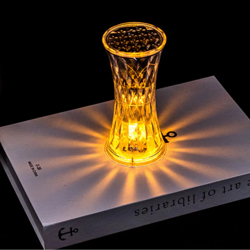 Elegant Crystal LED Desk Lamp