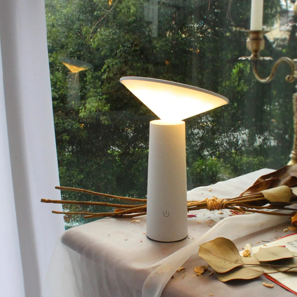 Adjustable LED Desk Lamp with Pivot Head