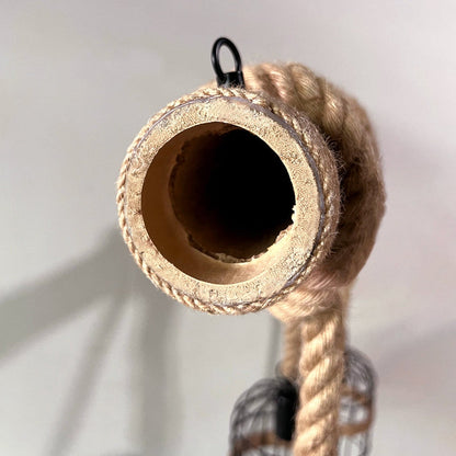 Vintage Wood Pendant Lamp