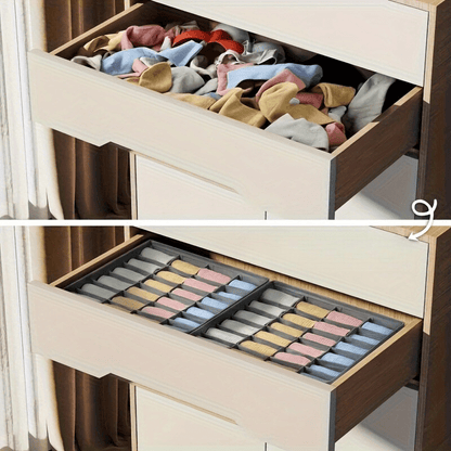 Portable 2-Pack Stackable Storage Containers with 24 Compartments