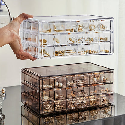 Stackable Jewelry Box Storage Case