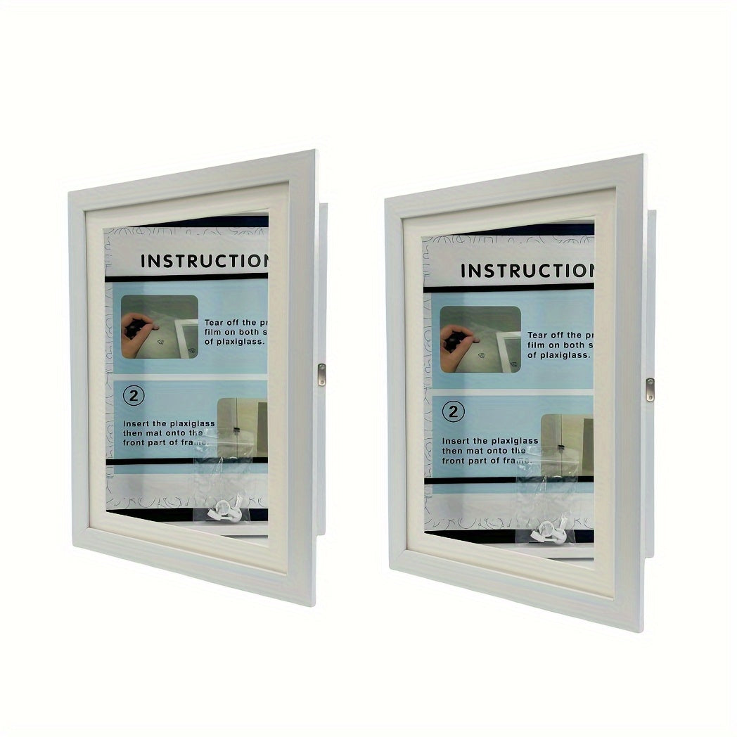 Easy Hang Magnetic Photo Frames Set of 2