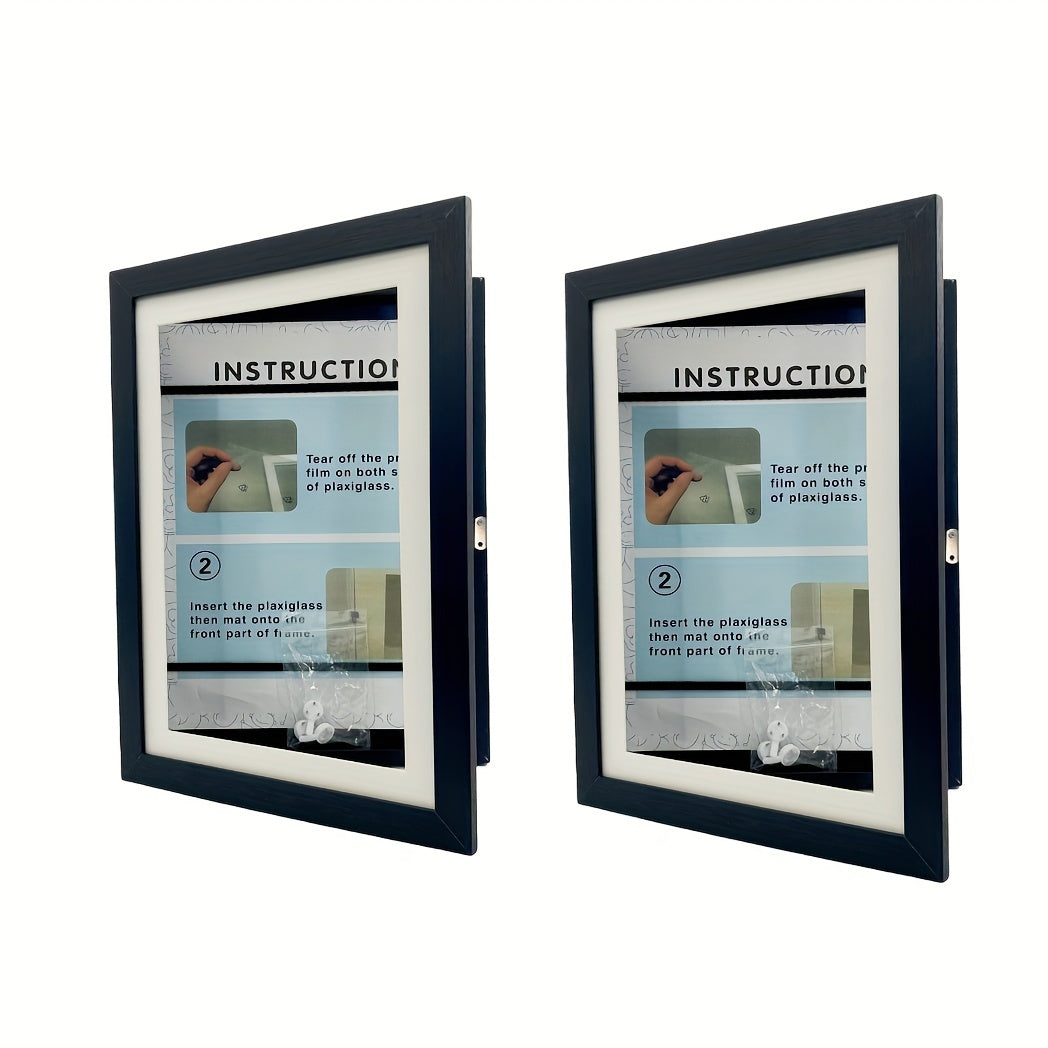 Easy Hang Magnetic Photo Frames Set of 2