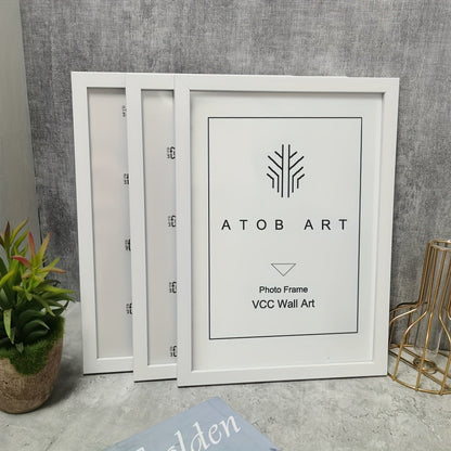 Rustic Wood Picture Frame Set