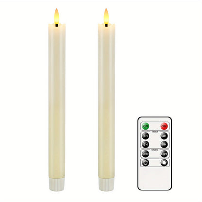 Premium LED Taper Candles with Remote Control