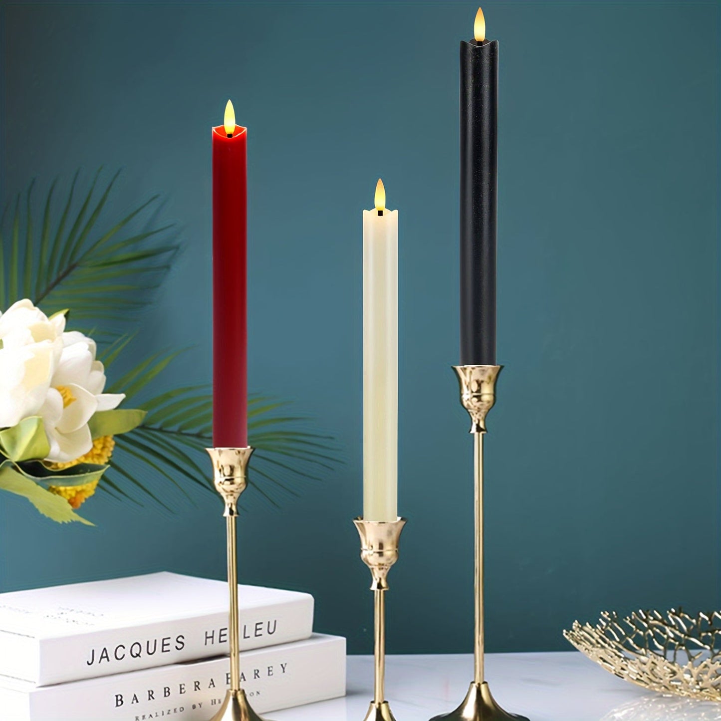 Premium LED Taper Candles with Remote Control