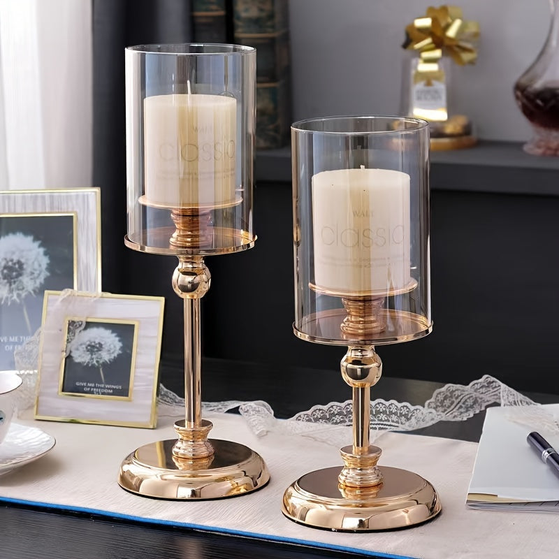 Vintage Chic Wedding Candle Holder Set